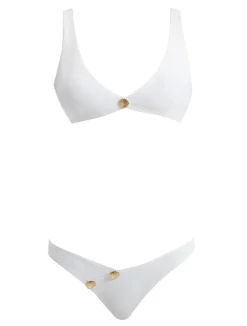 Aeron White Bikini Set