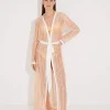 Aitana Orange/White Kaftan