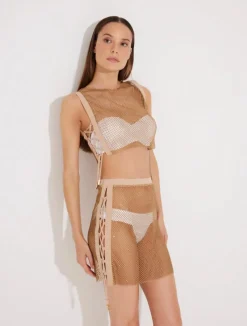 Alejandra Nude Skirt