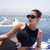 Alice Abdel Aziz - Honora Black Swimsuit