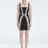Anais Mini Black Degraded Dress