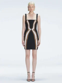 Anais Mini Black Degraded Dress