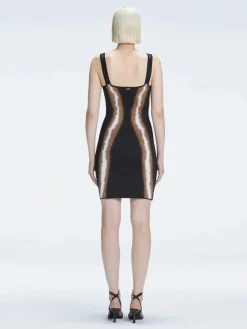 Anais Mini Black Degraded Dress