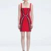 Anais Mini Red Degraded Dress