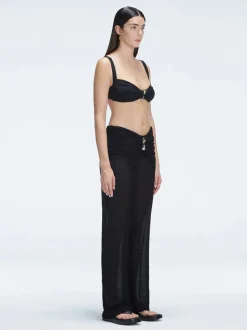 Angelique Black High Waist Beach Pant