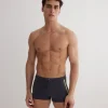 Antonio Grey/Green/White Men Trunks