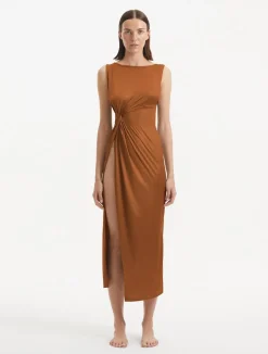 Apollo Brown Dress