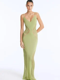 Azalea Green Dress