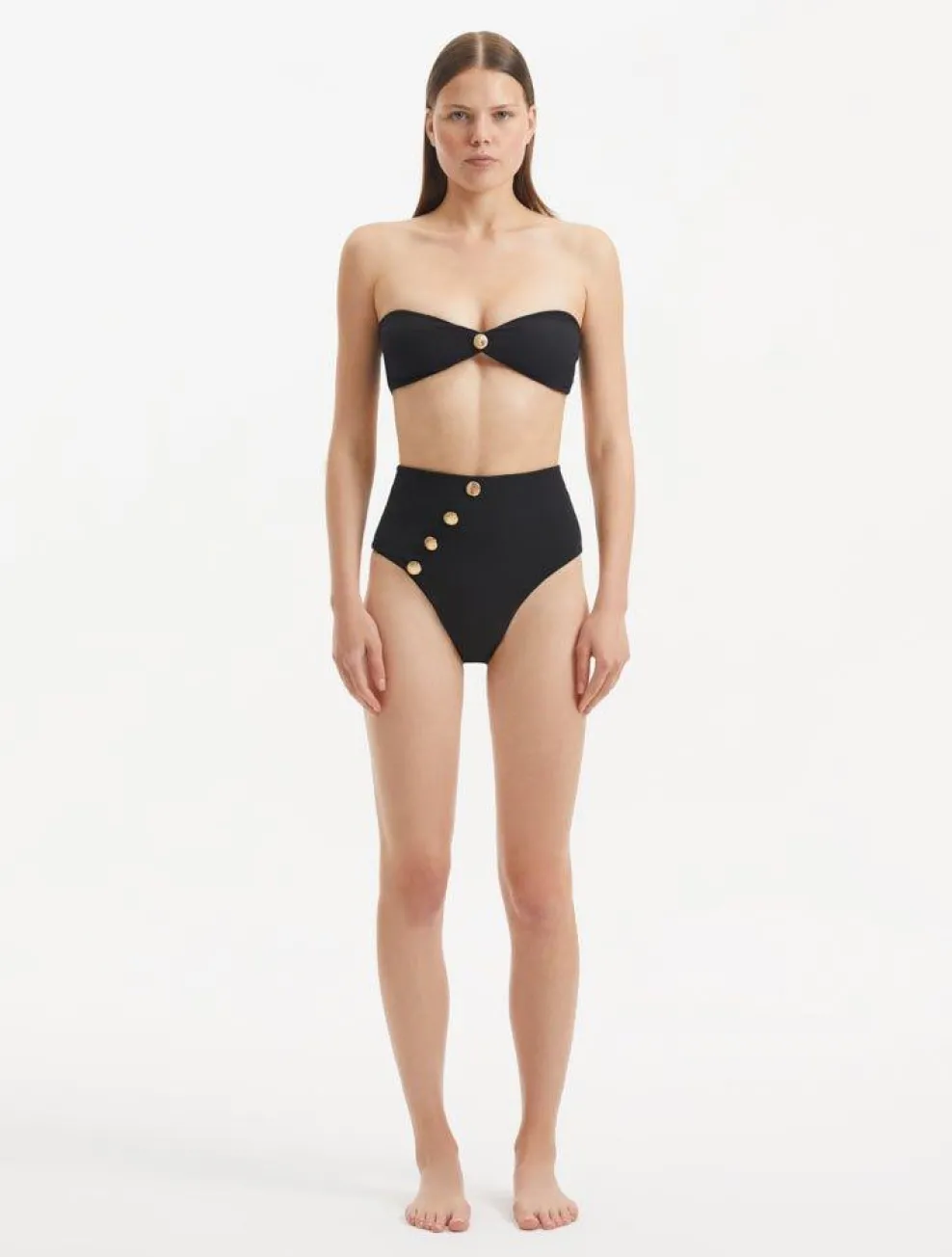 Baia Black Bikini Top