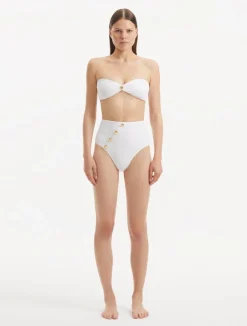 Baia White Bikini Top