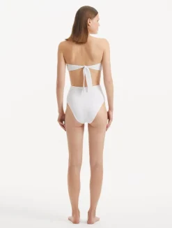 Baia White Bikini Top