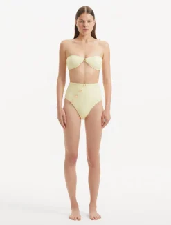 Baia Yellow Bikini Top