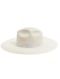 Brett White Hat With White Trim