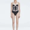 Camilla Black Bandeau One Piece Swimsuit