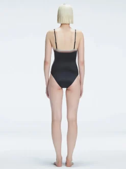 Camilla Black Bandeau One Piece Swimsuit