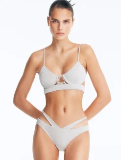 Cassia Silver Bikini Bottom