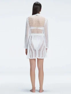Chantel Long Sleeve Knit Mini Kaftan