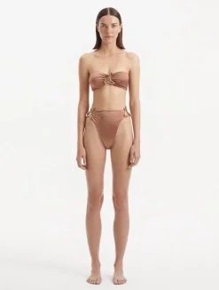 Clyde Brown Bikini Set