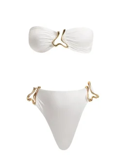 Clyde White Bikini Set
