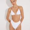 Como White Bikini Top