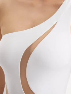 Delta White Swimsuit