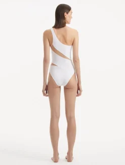 Delta White Swimsuit