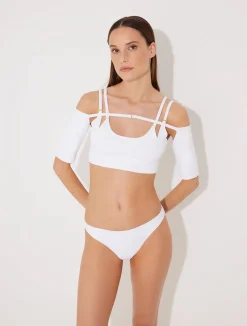 Demet Özdemir - Erie White Bikini Top