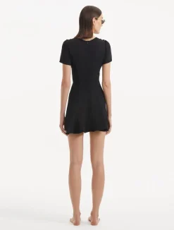 Derin Black Dress
