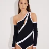 Dido Black/White Swimsuit