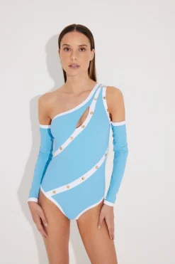 Dido Blue/White Swimsuit