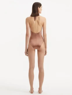 Dwyn Brown Swimsuit