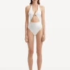 Dwyn White Swimsuit