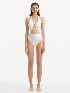 Dwyn White Swimsuit
