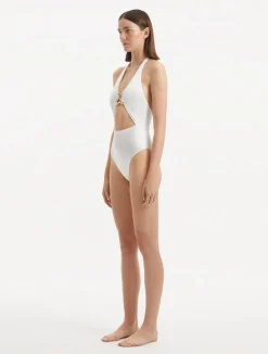 Dwyn White Swimsuit