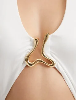 Dwyn White Swimsuit