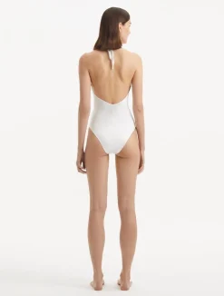 Dwyn White Swimsuit