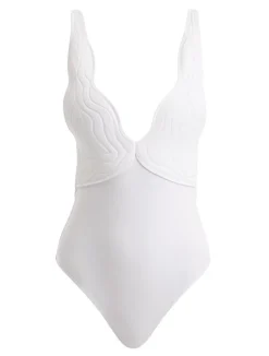 Ecem Oltulu - Breena White Swimsuit