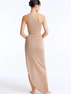 Eila Bronze Top and Lyndon Bronze Skirt Set