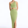 Eila Green Top and Lyndon Green Skirt Set