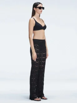 Elysia Black High Waist Pants