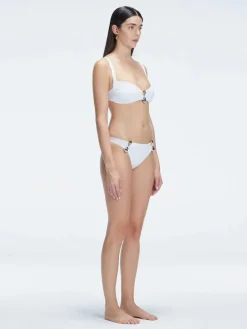 Emilia White Bralette Bikini Top