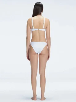 Emilia White Bralette Bikini Top