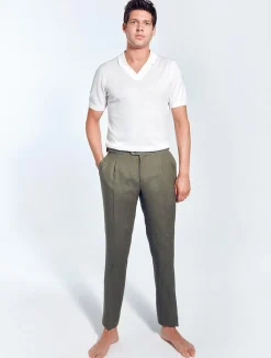 Enzo Army Green Pants