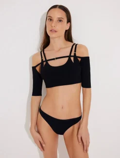 Erie Black Bikini Bottom