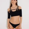 Erie Black Bikini Top