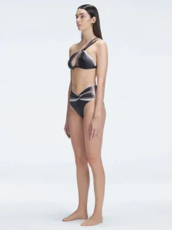Eva Black High Waist Bikini Bottom