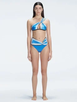 Eva Blue Two Piece Bikini Set