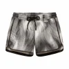 Finn Black Optical Swim Shorts