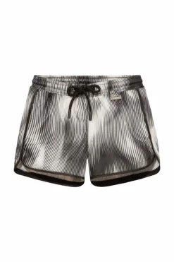 Finn Black Optical Swim Shorts