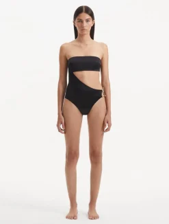 Gigi u0026 Bella Hadid - Marilla Black Swimsuit
